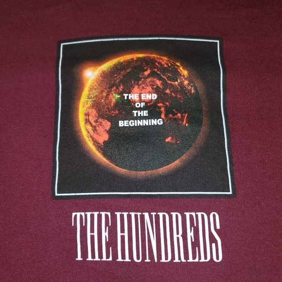 The Hundreds The End Of The Beginning Large Maroon - Picture 2 of 4